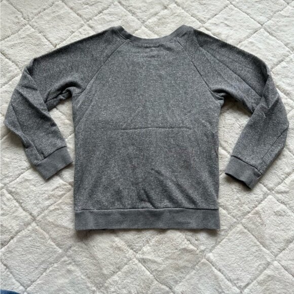 Disney X Star Wars | Gray and Black Faux Leather Quilted Sweater | Size Large 14 - Picture 3 of 13